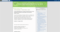 Desktop Screenshot of luckycareer.blogspot.com