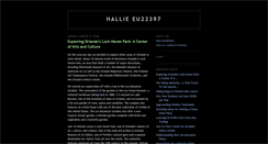 Desktop Screenshot of hallieeu2098.blogspot.com