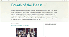 Desktop Screenshot of breathofthebeast.blogspot.com