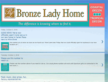 Tablet Screenshot of bronzeladyhome.blogspot.com