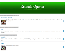 Tablet Screenshot of emeraldquartet.blogspot.com