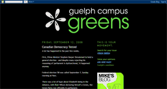 Desktop Screenshot of guelphcampusgreens.blogspot.com