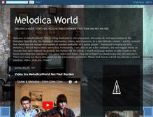 Tablet Screenshot of melodicaworld.blogspot.com