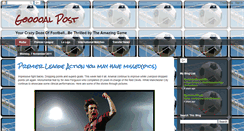 Desktop Screenshot of gooalpost.blogspot.com