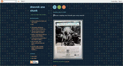 Desktop Screenshot of dnevnikaneskunk.blogspot.com