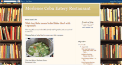 Desktop Screenshot of cebueatery.blogspot.com