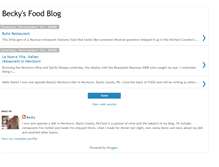 Tablet Screenshot of beckysfood.blogspot.com