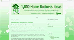 Desktop Screenshot of 1000bizideas.blogspot.com
