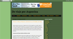 Desktop Screenshot of deviajepor-argentina.blogspot.com