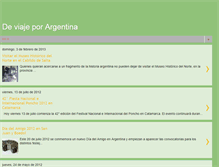 Tablet Screenshot of deviajepor-argentina.blogspot.com