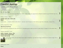 Tablet Screenshot of claudiatallermusings.blogspot.com
