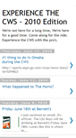 Mobile Screenshot of experiencethecws.blogspot.com