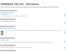 Tablet Screenshot of experiencethecws.blogspot.com