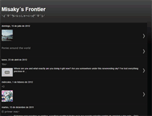 Tablet Screenshot of misakifrontier.blogspot.com