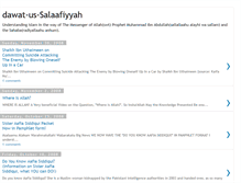 Tablet Screenshot of dawatussalaafiyyah.blogspot.com