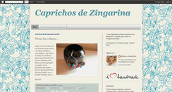 Desktop Screenshot of caprichosdezingarina.blogspot.com