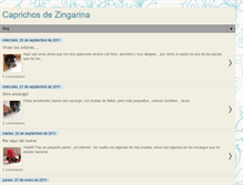 Tablet Screenshot of caprichosdezingarina.blogspot.com