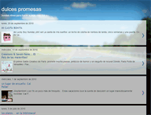 Tablet Screenshot of dulces-promesas.blogspot.com