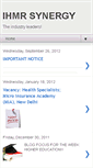 Mobile Screenshot of ihmrsynergy.blogspot.com