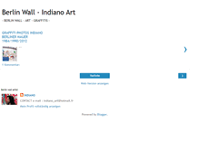 Tablet Screenshot of berlinwall-indiano-art.blogspot.com