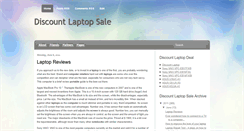 Desktop Screenshot of discount-laptop-sale.blogspot.com