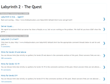 Tablet Screenshot of labyrinth2-thequest.blogspot.com