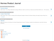Tablet Screenshot of hermesproductjournal.blogspot.com