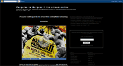 Desktop Screenshot of pacquiao-vs-mayweather-free.blogspot.com