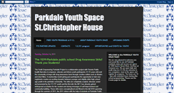 Desktop Screenshot of parkdaleyouthspacestchris.blogspot.com