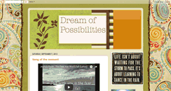 Desktop Screenshot of dreamofpossibilities.blogspot.com