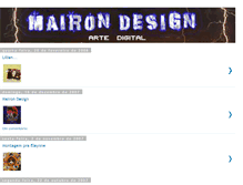 Tablet Screenshot of mairondesign.blogspot.com