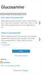 Mobile Screenshot of glucosamineinfo.blogspot.com