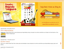 Tablet Screenshot of belemvendetudo.blogspot.com