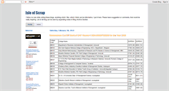 Desktop Screenshot of isleofscrap.blogspot.com