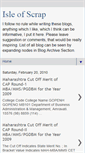 Mobile Screenshot of isleofscrap.blogspot.com