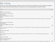 Tablet Screenshot of isleofscrap.blogspot.com