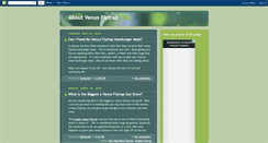 Desktop Screenshot of aboutvenusflytrap.blogspot.com