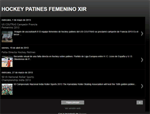 Tablet Screenshot of hockeyraxoifemenino.blogspot.com