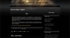 Desktop Screenshot of guiadefontes-astronomia.blogspot.com