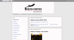 Desktop Screenshot of habeas-corpus-performance.blogspot.com