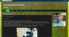 Desktop Screenshot of matusrobertresoro.blogspot.com
