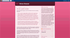 Desktop Screenshot of drivendraenei.blogspot.com