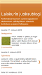 Mobile Screenshot of laiskuri.blogspot.com
