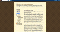 Desktop Screenshot of mediastudentcommentary.blogspot.com