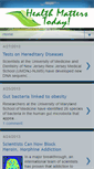 Mobile Screenshot of healthmatters2day.blogspot.com