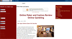 Desktop Screenshot of casinos-gambling-poker.blogspot.com