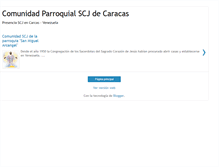 Tablet Screenshot of comunidad-scj-caracas.blogspot.com
