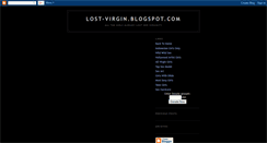 Desktop Screenshot of lost-virgin.blogspot.com