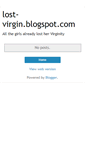 Mobile Screenshot of lost-virgin.blogspot.com