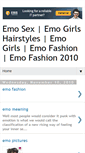 Mobile Screenshot of emogirlhairtyle2010.blogspot.com